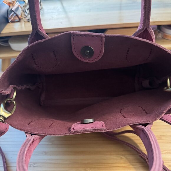 Portland Leather Goods Raindrop (Small) in Foxglove - Picture 6 of 7